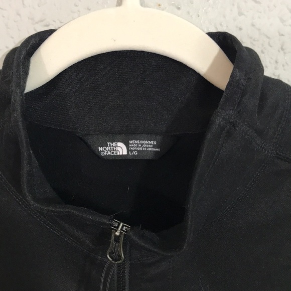 The Northface Mens Black 1/4 Zip Long Sleeve Fleece size L - Picture 3 of 10